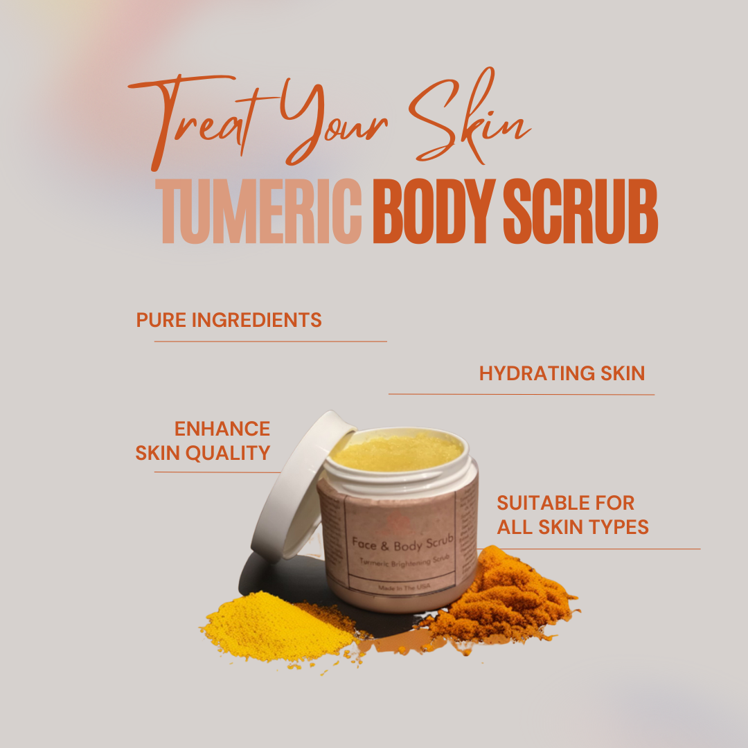 Face & Body Tumeric Brightening Scrub